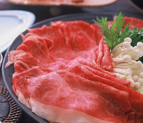 個室食事【岡山のブランド牛を堪能】「千屋牛ステーキ」＆「なぎビーフすき焼き」プラン
